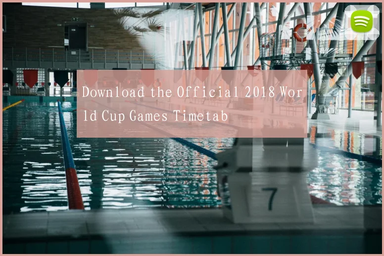 Download the Official 2018 World Cup Games Timetab